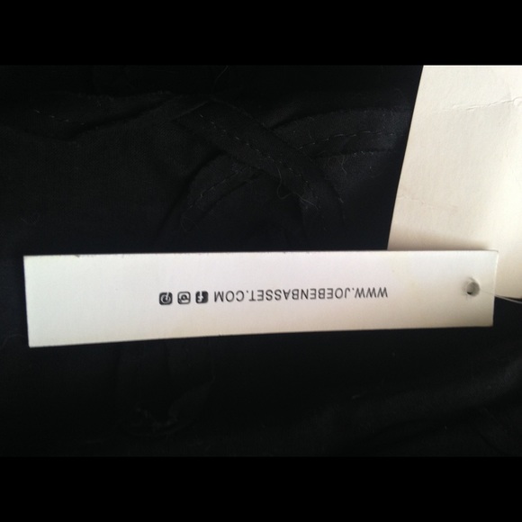 Joe Ben Basset Brand Black Skirt with Flower Detailed Hem - Picture 7 of 7